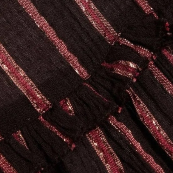 Ulla Johnson Rosalind stripe dress with metallic lurex threads. Size 4 - Picture 10 of 12